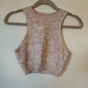 Knit Sleeveless cropped Top